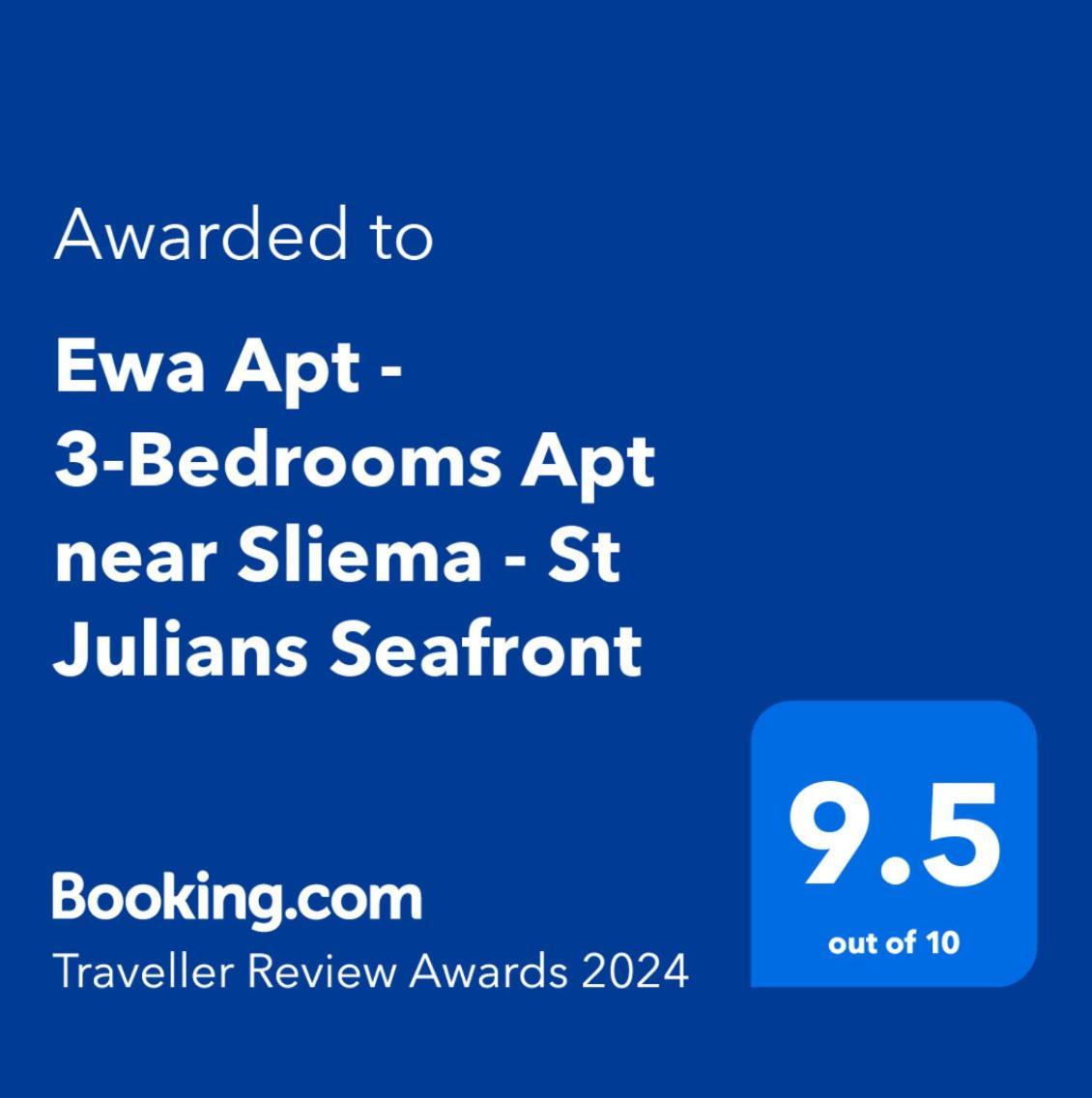 Ewa Apt - 3-Bedrooms Apt Near Sliema - St Julians Seafront Gzira Exterior foto